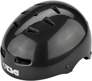 TSG Helm Skate BMX kask rowerowy/deskorolkowy, czarny, L/XL 750099_Injected-Black_L/XL - Kaski rowerowe - miniaturka - grafika 2