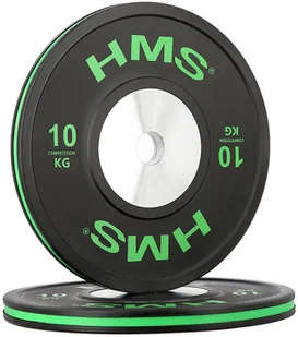 HMS Zestaw talerz olimpijskich BUMPER- BTBR SET (8 szt.) - 1009666 - Pozostały sprzęt siłowy - miniaturka - grafika 12