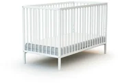 Łóżeczka i kojce - AT4 łóżeczko dziecięce Webaby 60x120 cm biały - miniaturka - grafika 1