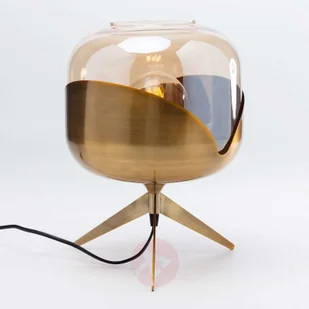 KARE Golden Goblet Ball lampa stołowa, mosiądz - Lampy stojące - miniaturka - grafika 3
