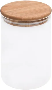 vidaXL vidaXL Szklane słoje z bambusową pokrywką 4 szt. 800 ml 150704 - Pojemniki kuchenne - miniaturka - grafika 2