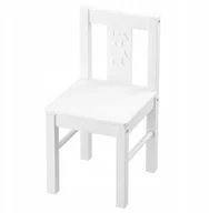 Stoliki dla dzieci - Ikea Kritter Krzesełko dziecięce biały - miniaturka - grafika 1