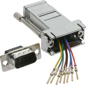 Wtyczki i adaptery - InLine Adapter 9 Pin Sub-D męski RJ45 żeński 68889M 68889M - miniaturka - grafika 1