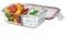 Kuchenprofi Lunch box S, bordowy, przezroczysty, 17,5x15x6 cm - Pojemniki kuchenne - miniaturka - grafika 5