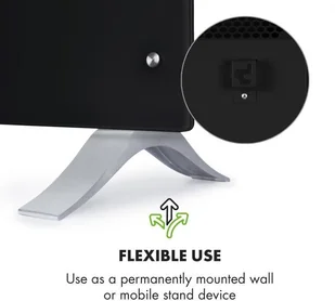 Klarstein Klarstein Bornholm Curved Ambient grzejnik konwekcyjny 1000/2000W czarny ACO7-Bornholm CrV - Ogrzewanie przenośne - miniaturka - grafika 4