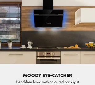 Klarstein Alina 60 Czarny (CGCH3-Alina60-BK) - Okapy kuchenne - miniaturka - grafika 2