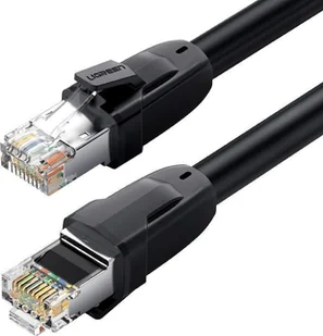 UGREEN Płaski kabel sieciowy Ethernet RJ45, Cat.8, S/FTP, 1m (czarny) - Kable USB - miniaturka - grafika 2