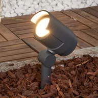 Lampy ogrodowe - LAMPENWELT.COM Beatrix, reflektor z grotem ziemnym i diodami LED - miniaturka - grafika 1