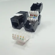 Szafy rack - NetRack moduł Keyston Jack 1xRJ45 8p8c 105-33 - miniaturka - grafika 1