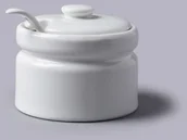 Inne naczynia kuchenne - W.m. bartleet & sons Słoiczek do dżemu lub cukru z łyżeczką - miniaturka - grafika 1