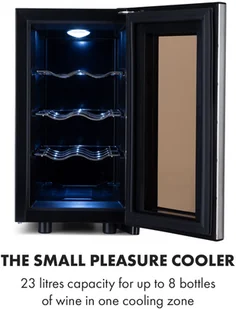 Klarstein Reserva 8 Slim Uno - Chłodziarki do wina - miniaturka - grafika 3