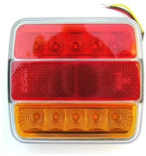 KT Trade LED Światło pozycyjne MULTI LED/1,5W/12V IP67 czerwony/pomarańczowy - Oświetlenie warsztatowe - miniaturka - grafika 2