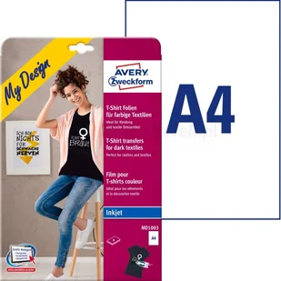 Avery Zweckform Zweckform prasowanka papier na ciemne koszulki biały A4 4 arkusze do drukarek atramentowych O - Papier do drukarek - miniaturka - grafika 2