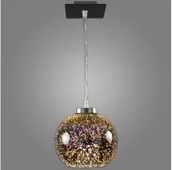 Lampy sufitowe - Kemar Kemar NP/1/D3 - Żyrandol na lince KULE 3D 1xE27/60W/230V - miniaturka - grafika 1