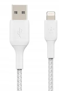 Belkin Kabel Boost Charge Braided USB-A do Lightning 15cm, biały 745883788712 - Kable USB - miniaturka - grafika 2