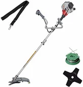 Podkaszarki - IKRA Ikra kosa spalinowa IBF 25-1, w zestawie szpula żyłki, nóż z 4 zębami i pasek na ramię - miniaturka - grafika 1