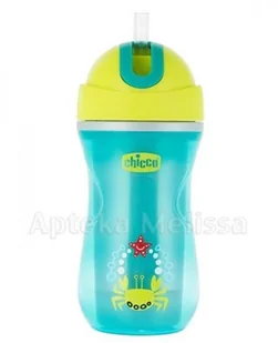 Chicco Kubek niekapek termiczny ze słomką 266 ml : Kolor - Niebieski - Kubki dla dzieci - miniaturka - grafika 3