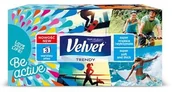 Chusteczki higieniczne - Velvet Chusteczki kosmetyczne celulozowe Trendy, 3-warstwowe, 120 listków, biały VLK-3100030 - miniaturka - grafika 1