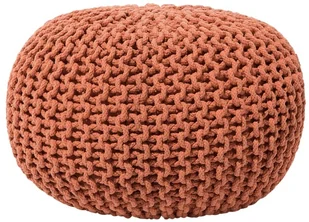 Beliani Puf miedziany 50 x 35 cm CONRAD - Pufy i podnóżki - miniaturka - grafika 3