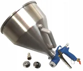 Tynki - Pistolet do malowania tynków zbiornik metal 3dysze - miniaturka - grafika 1