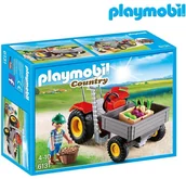 Klocki - Playmobil 6131 Traktor ogrodniczy - miniaturka - grafika 1