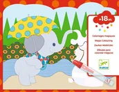 Kolorowanki, wyklejanki - Djeco Wodne Kolorowanki Ukryte wyprawy DJ09065 - miniaturka - grafika 1