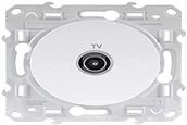 Gniazdka elektryczne - Schneider Electric S520445 Odace gniazdo telewizyjne białe S520445 - miniaturka - grafika 1