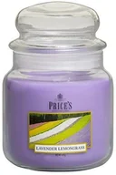 Świece - Price's Candles Prices Candles Świeca w szklanym słoju Lawenda i trawa cytrynowa 411 g - miniaturka - grafika 1