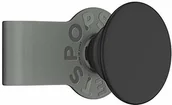 Uchwyty samochodowe do telefonów - PopSockets PopSockets: PopGrip Slide klips bazowy z uchwytem do telefonu PopGrip z wymiennymi krążkami PopTop, kompatybilny z iPhone'a Silikonowe etui - iPhone XS Max - Black Haze 701057 - miniaturka - grafika 1