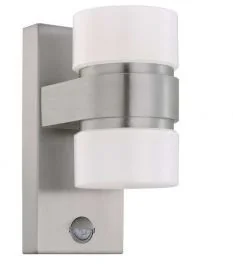 Eglo Zewnętrzna LAMPA ścienna ATOLLARI 96277 elewacyjna OPRAWA LED 12W ogrodowy KINKIET z czujnikiem ruchu IP44 stal nierdzewna 96277 - Lampy ogrodowe - miniaturka - grafika 5