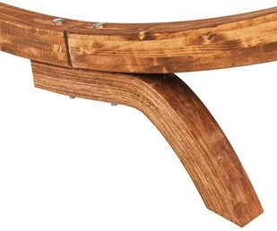 vidaXL Lumarko Hamak z zadaszeniem, 100x198x150 cm, lite drewno świerkowe! 313943 - Hamaki - miniaturka - grafika 7