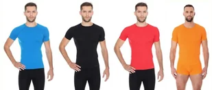 Brubeck T-shirt termoaktywny męski z krotkim rękawem, Active Wool, rozmiar XXL - Bielizna sportowa męska - miniaturka - grafika 5