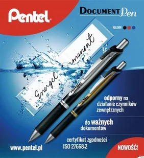 Wkład Energel 0.5 mm Niebieski Lrp5-Cx, Pentel - Wkłady do długopisów - miniaturka - grafika 2