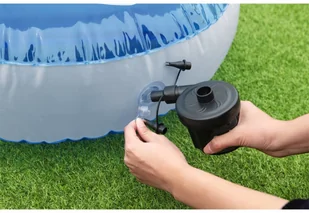 Bestway Materac dmuchany z zagłówkiem 181 x 87 cm Bestway 43237 43237 - Materace dmuchane i koła do pływania - miniaturka - grafika 3