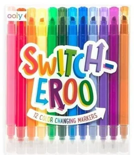 Kolorowe Baloniki Kolorowe Baloniki Flamastry zmieniające kolor Switch-Eroo 12 sztuk 373158 - Markery permanentne - miniaturka - grafika 3