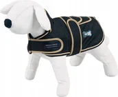 Ubranka dla psów - Kurtka dla psa Happet 282A czarna XS-30cm - miniaturka - grafika 1