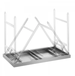 Royal Catering Składany stół roboczy - 120 x 70 cm - 215 kg CATERING 10011483 RCAT-120/70KE - Stoły gastronomiczne - miniaturka - grafika 7