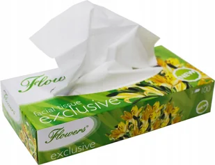 Chusteczki higieniczne Flowers Exclusive 100 Szt - Chusteczki higieniczne - miniaturka - grafika 2