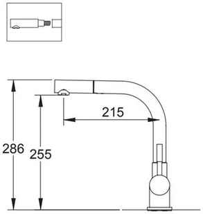 Blue Water Lira Czarny połysk (5901730612790) - Baterie kuchenne - miniaturka - grafika 4