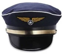 KRASZEK Czapka, Pilot Samolotu, granatowa, 62 cm - Gadżety dla niej i dla niego - miniaturka - grafika 2