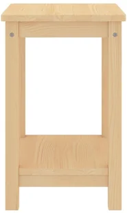 vidaXL Lumarko Szafka nocna, jasne drewno sosnowe, 35x30x47 cm 322209 - Szafki nocne - miniaturka - grafika 2