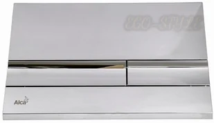 Alcaplast Przycisk spłuczki Wc Chrom M1721 Delfin - Przyciski spłukujące - miniaturka - grafika 2