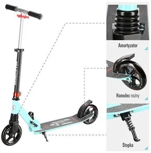 Nils Extreme Hulajnoga składana HM2160 16-50-413 - Hulajnogi - miniaturka - grafika 4