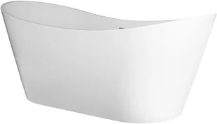 Corsan Wanna wolnostojąca E043 Nauti 170 z wykończeniem złotym 649223 - Wanny - miniaturka - grafika 3