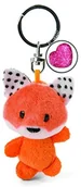 Breloki - NICI NICI 47533 brelok do kluczy 7 cm symbol serca talizman lisa zawieszka na smycz na klucze, pęk kluczy i łańcuszek na klucze, pomarańczowy/biały 47533 - miniaturka - grafika 1