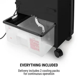 OneConcept Baltic Black schładzacz powietrza wentylator 65 W400 m/godz. pilot ACO-Baltic Black - Klimatory - miniaturka - grafika 7