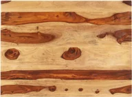 Blaty meblowe i parapety okienne - vidaXL Blat stołu, lite drewno sheesham, 25-27 mm, 70x80 cm vidaXL - miniaturka - grafika 1