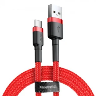 Baseus Kabel Cafule CATKLF-C09 USB 2.0 USB typu C 2m kolor czarno-czerwony - Kable USB - miniaturka - grafika 3