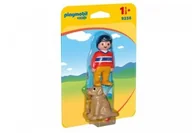 Figurki dla dzieci - Playmobil man with dog 9256 - miniaturka - grafika 1