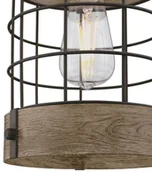 Lampy sufitowe - WESTINGHOUSE Langston żyrandol, drewno sosny - miniaturka - grafika 1